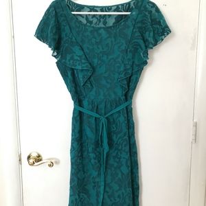 Green Lace Dress, Cocktail Dress